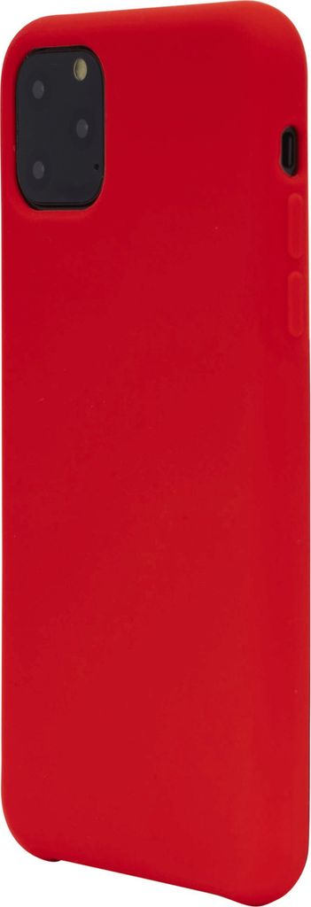 JT Berlin Liquid Silikon Hülle für das Apple iPhone 11 Pro Max (6.5'') in rot - [Modell "Steglitz", Mikrofaser-Innenfutter, Wireless Charging (Qi...