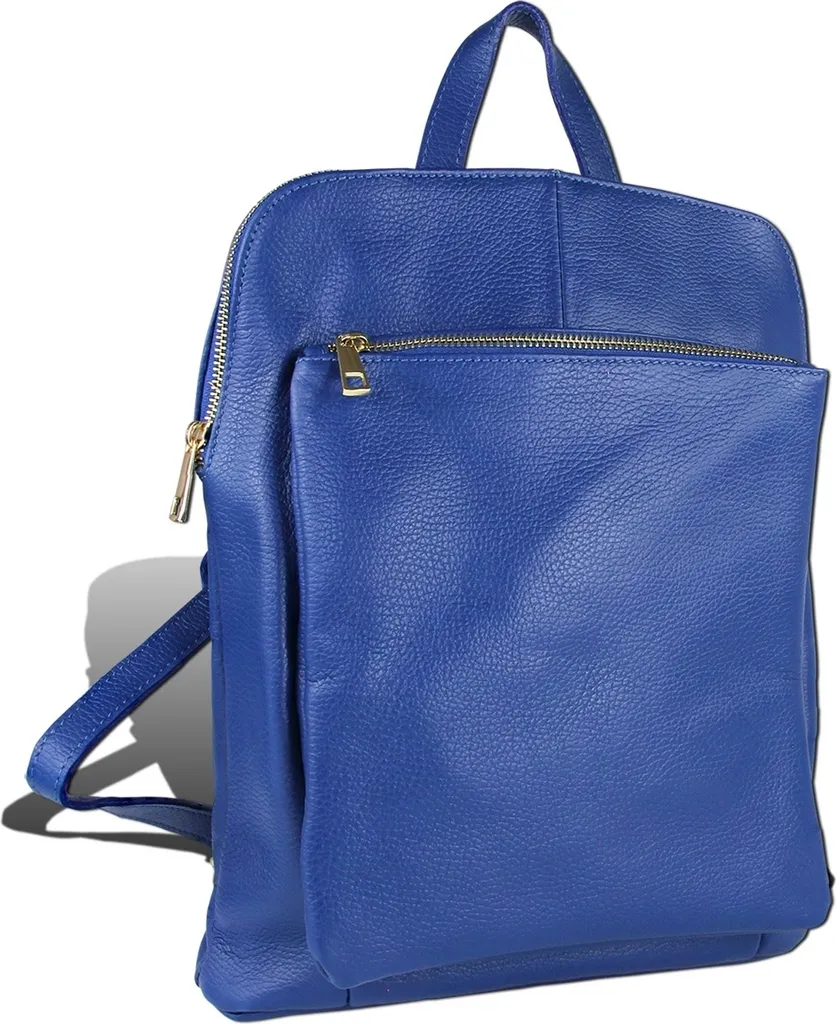 Zaino in Pelle Toscanto D2OTT610RB - Formato Alto per Città e Viaggi