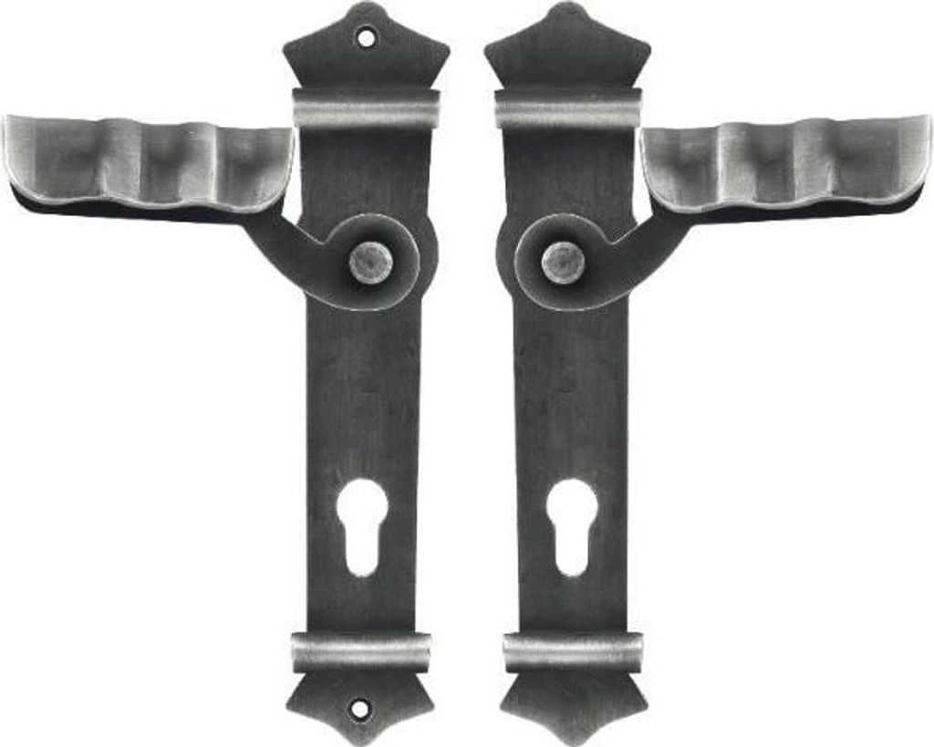 Sicherheits-Drückergarnitur URBAN PZ92, schwarz passiviert lackiert