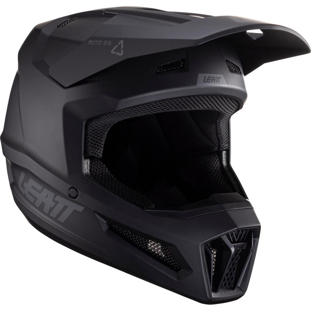 Leatt 2.5 V24 Stealth crosshelm, zwart, maat M (57/58) Productafbeelding 