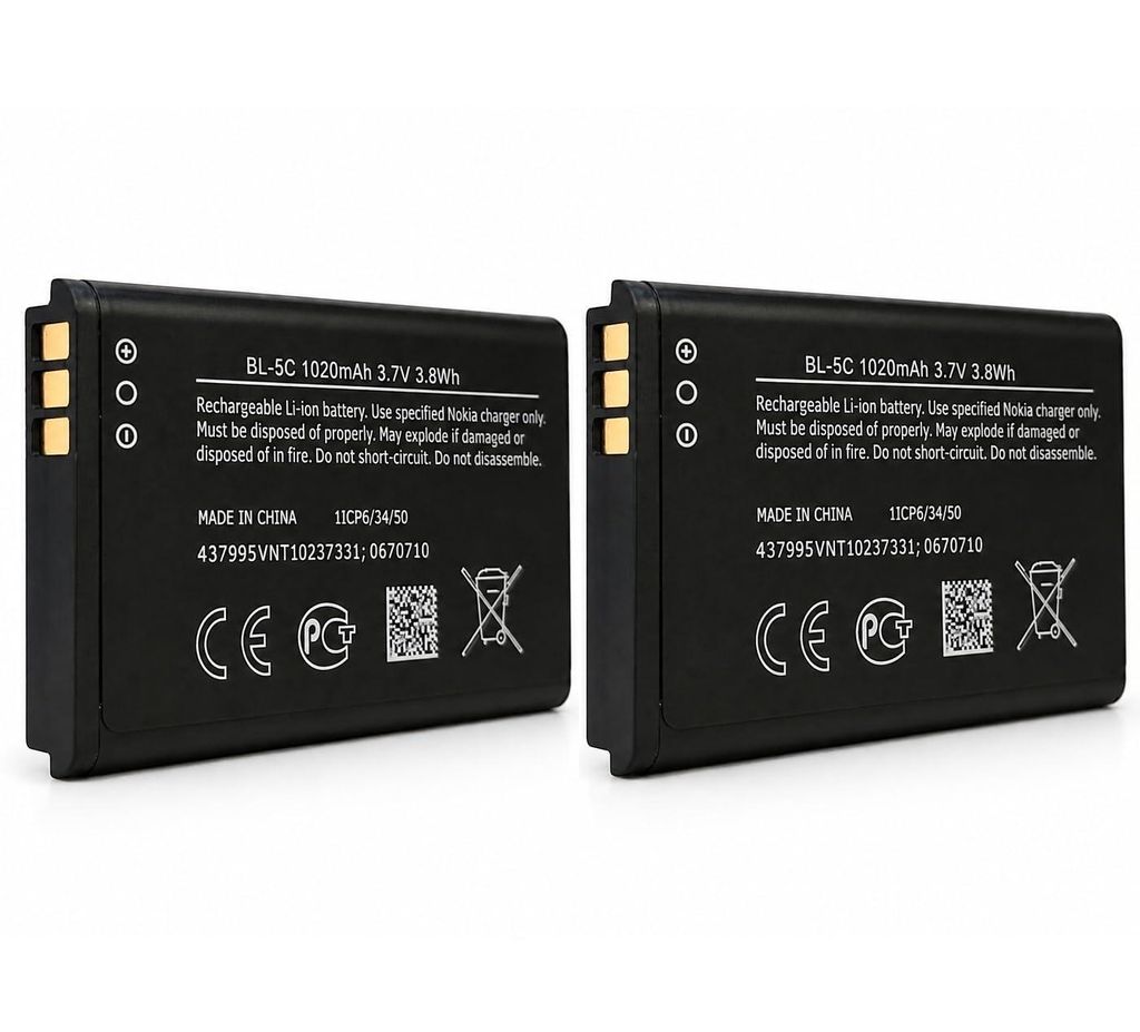 2er Set Li-Ion Akku für AVM FRITZ!Fon C6, FRITZ!Fon X6 DECT Produktbild 