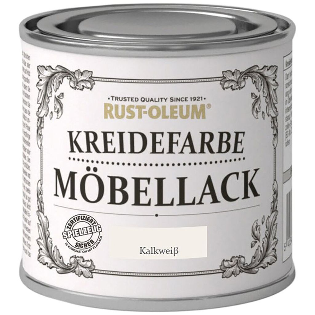 Rust Oleum Shabby Kreidefarbe Möbellack Kalkweiss mattes Produktbild 