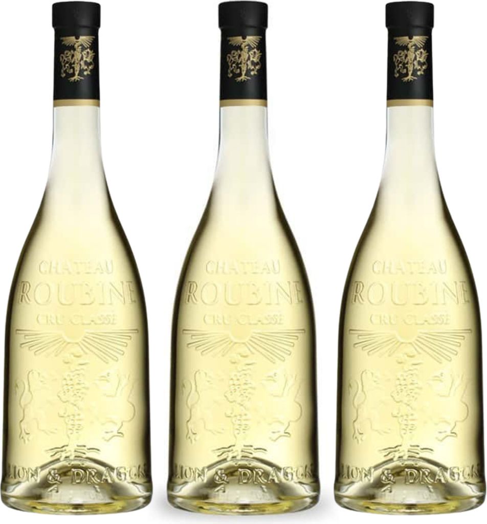 3 Ch‰teau Roubine CuvŽe Lion et Dragon Blanc 2024 Organic - AOP C tes de Provence Cru classŽ Ð 3x75cL