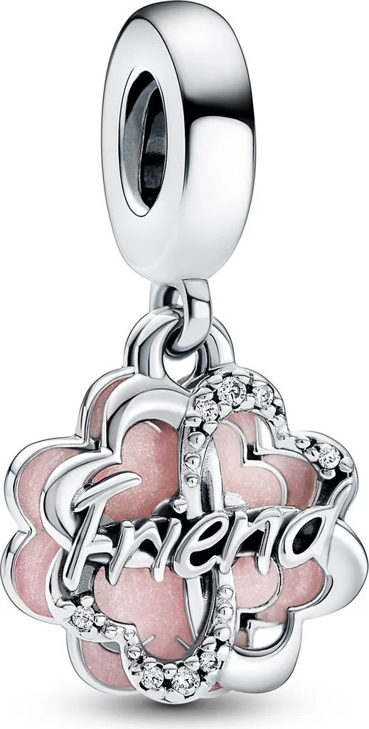 Pendentif Amitié Pandora Trèfle à Quatre Feuilles pour Bracelet Moments