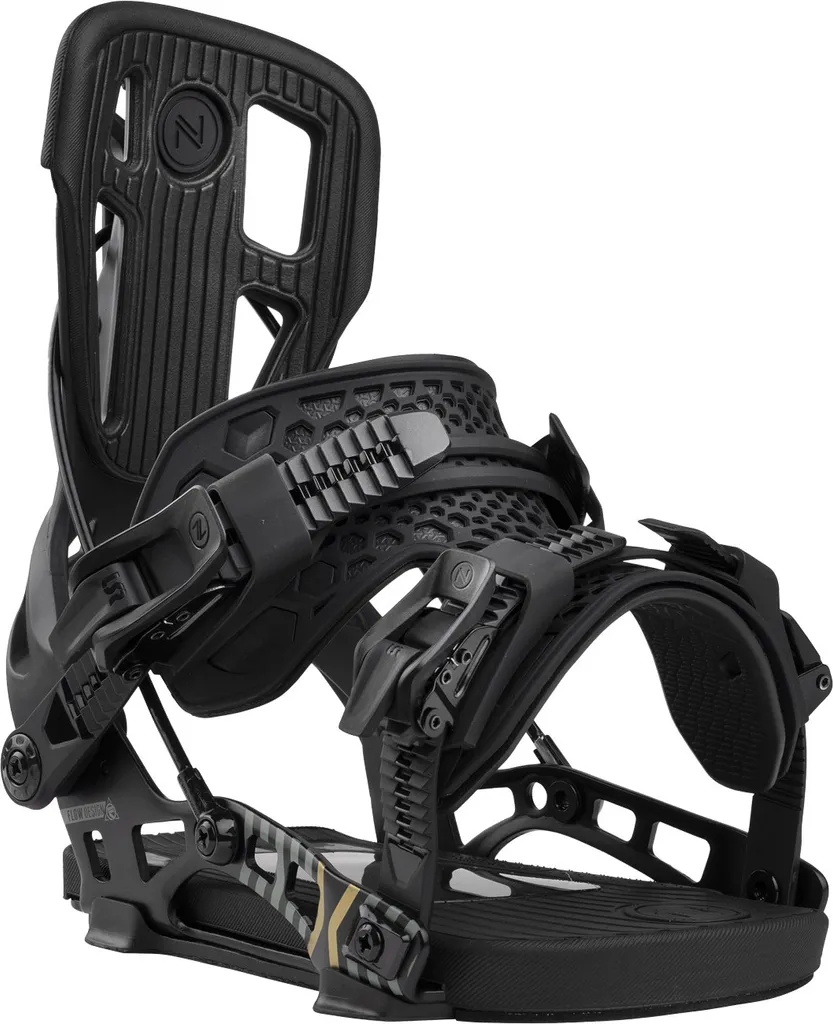 Nidecker Flow NX2 Fixations Rigides XL Noir pour Snowboard All-Mountain