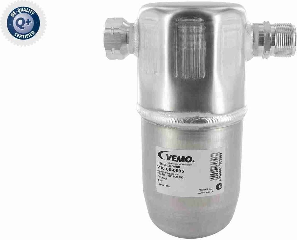 VEMO Klimatrockner V10-06-0005 für VW PASSAT Variant (3B6) 0,54kg