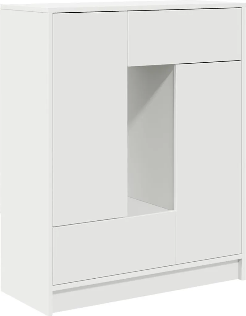 SYFAX™ Credenza Bianca Moderna | Mobile Buffet per Soggiorno e Cucina