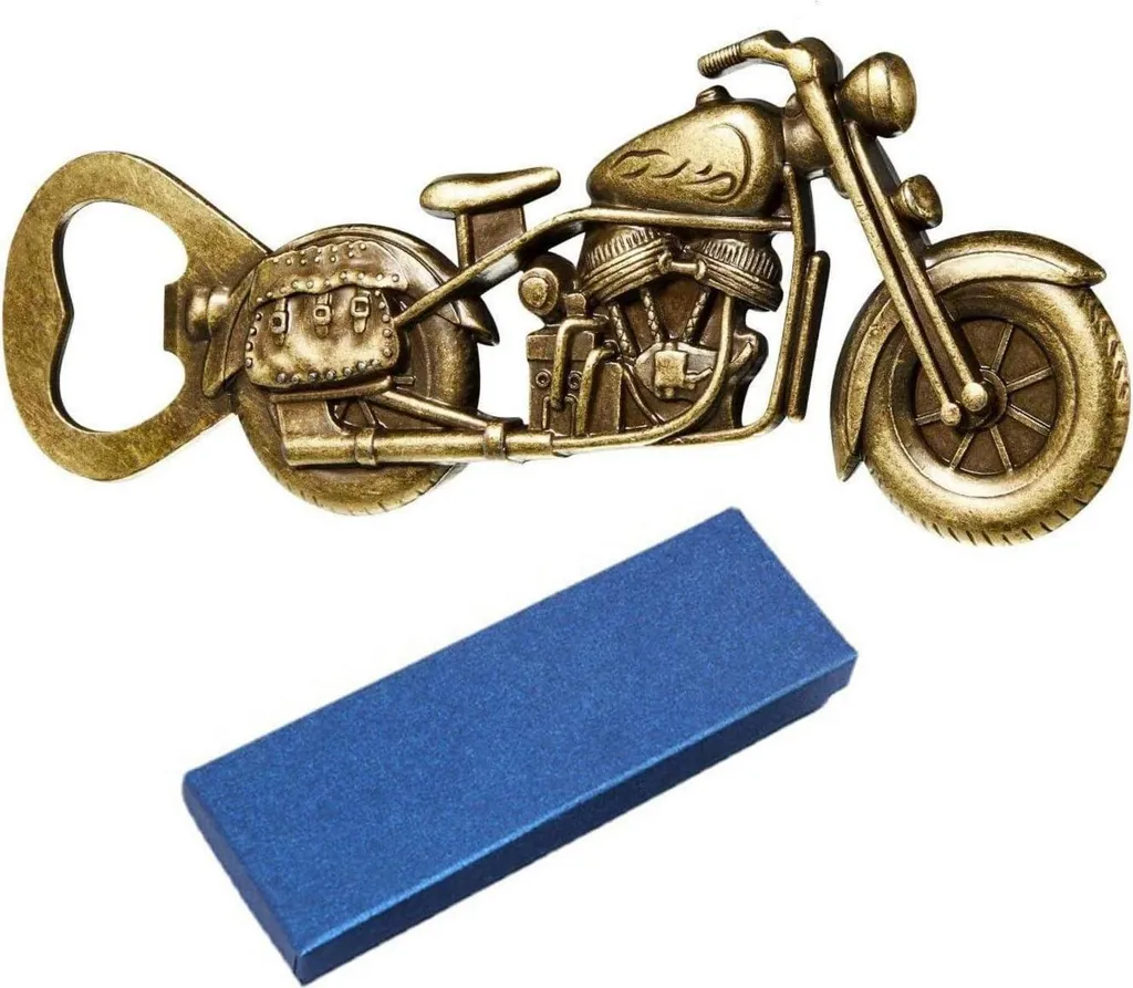 Ouvre-bouteille Moto Vintage - Décapsuleur Manuel en Alliage de Zinc