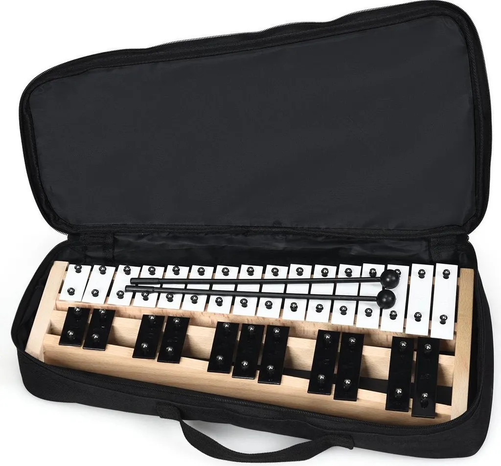 Xylophone Chromatique 27 Notes avec Maillets Adaptés et Sac de Voyage