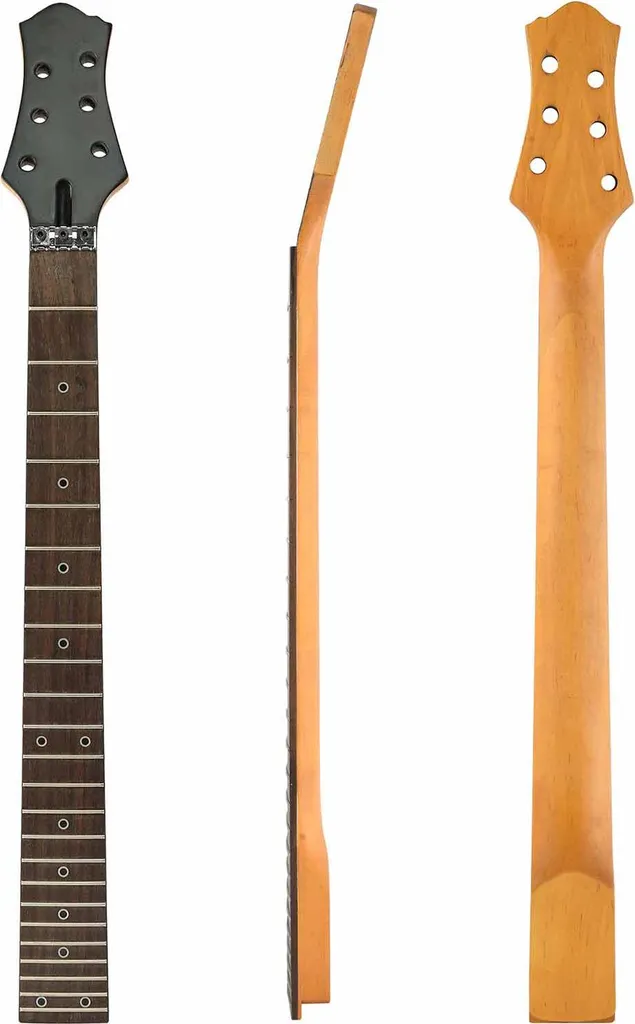Réparer une guitare LP avec ce manche 24 frettes érable mat palissandre