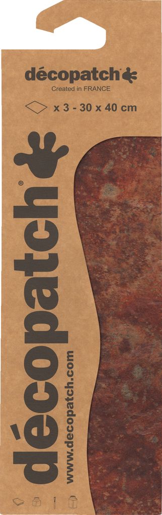 Décopatch 6x Blisterpackung 3 Bogen Papier 30x40cm gleichen Design Nr. 808 C808C