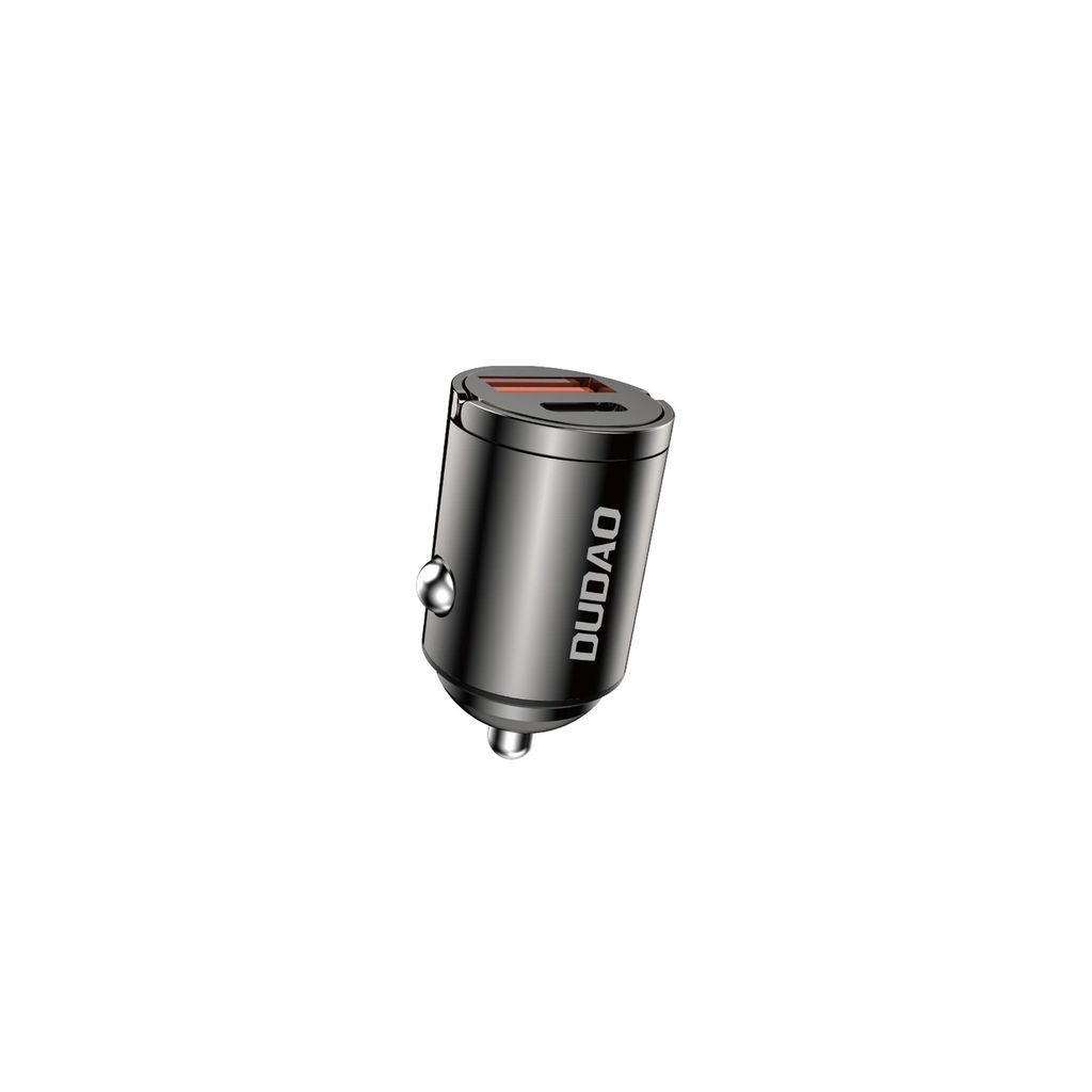 Mini ładowarka samochodowa Dudao R3MAX 48W QC PD - czarna Zdjęcie produktu 