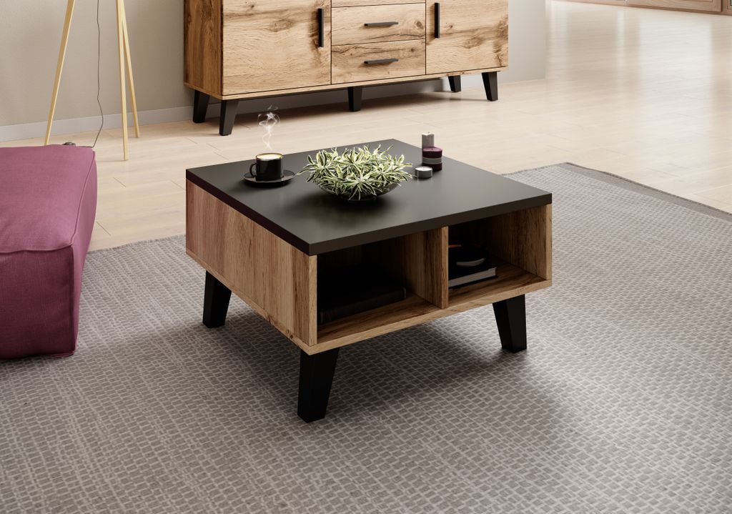 Cama LOTTA LAW 60 WOT+B Beistelltisch Kaffeetisch Quadratische Form 4 Bein(e)