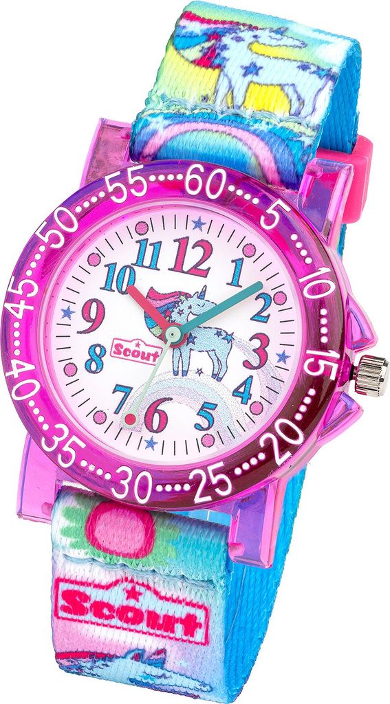 Scout Kinderuhr Polycarbonat 21,50cm bunt 164000034