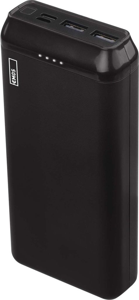 Powerbank EMOS Alpha2 20, 20 000 mAh, 10 W, schwarz