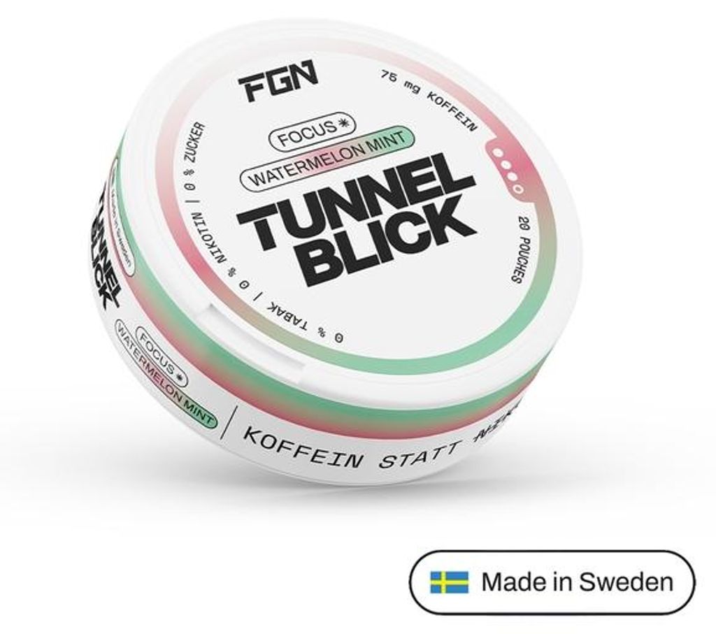 FGN TUNNELBLICK – Koffein Energy Pouches, Geschmack:FOCUS Produktbild 