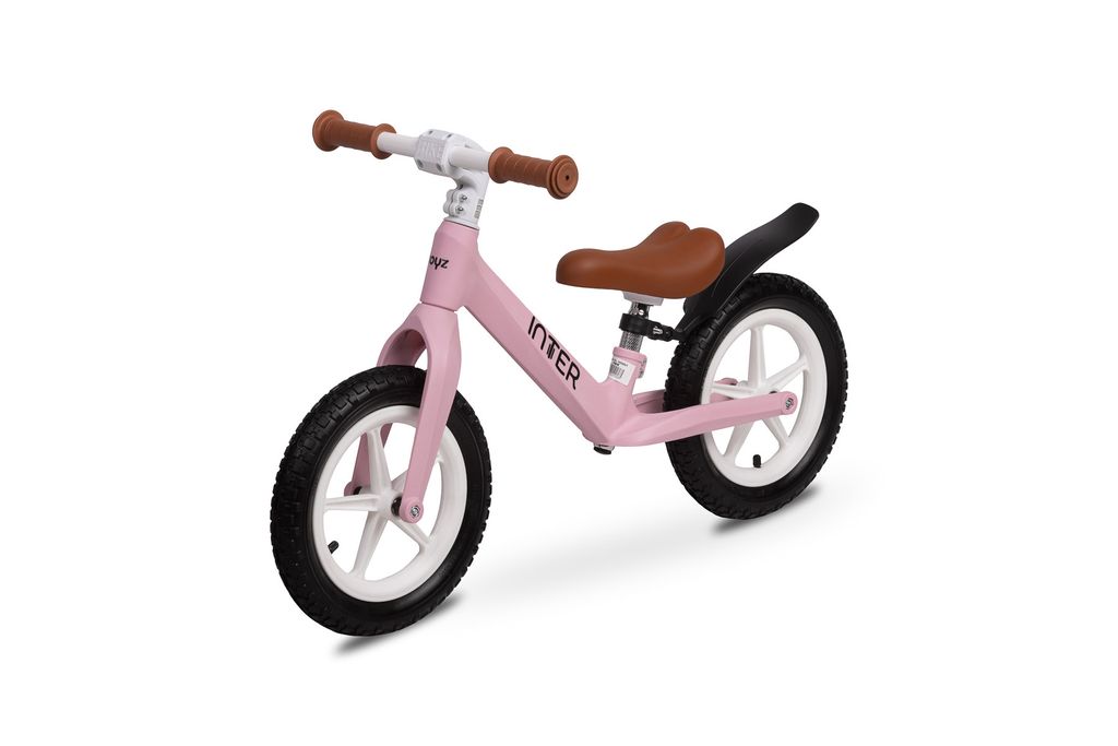 TOYZ Inter, Laufrad ab 3 Jahre, Lauflernrad, Kinderfahrrad Mädchen Junge, Rosa