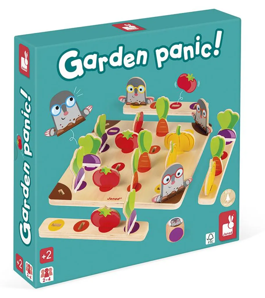 Jeu de Société pour Enfants - Le Jeu de la Taupe Janod Educatif