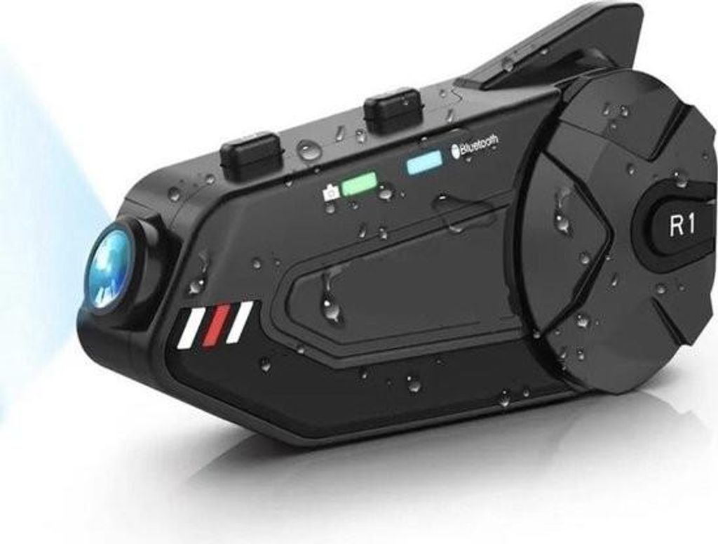 Motorrad-Gegensprechanlage – Helm – Dashcam – Bluetooth – Headsets – Freisprecheinrichtung – Kommunikator – Videorekorder – 1080P ...