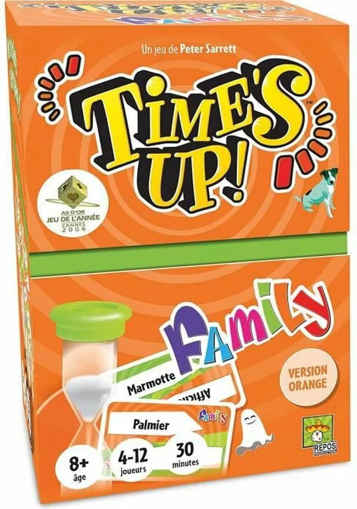 Time's Up Family Version Orange : 440 Objets à Deviner en Trois Étapes