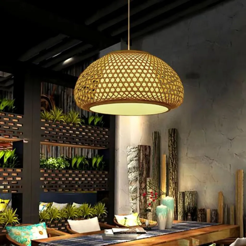 Suspension Boho Toolight APP1649-1CP Beige 48cm pour Intérieur Chic - 2