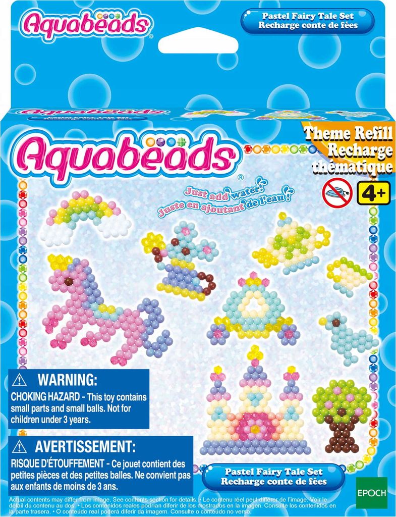 AQUABEADS Märchenperlen pastellfarben Set.Nachtrag.31506