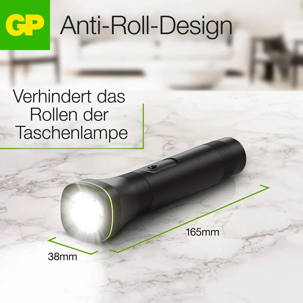 Offerta Torcia LED GP C107 Nera: Luce Discovery Alta Qualità GP Batteries - 3