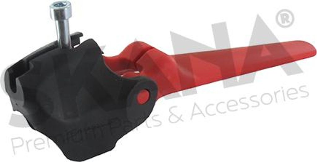 Handbremshebel, Sechskall M6 D25, für Motobineuses Inventiv Modelle 0534030001 (a und B), 0530170001, 0530130001 (a und B). Herkunft 0
