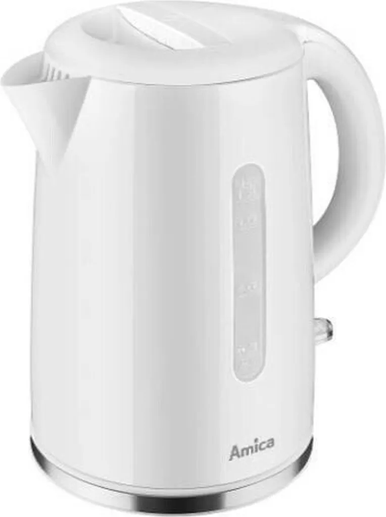 Amica Bouilloire KF1001 - Bouilloire Électrique Blanche 1.7L Design