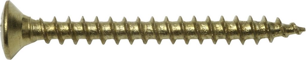 Uni-Allzweckschraube vermessingt Linsenkopf 5,0 X 60 100-Stück