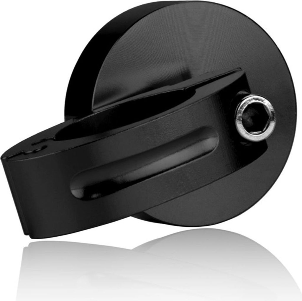 Motorrad Lenkeruhr, 7/8'' Universal Wasserdicht Aluminium Legierung Lenker Quarzuhr mit Nachtsicht Funktion Fit für Motorräder Roller Fahrräder