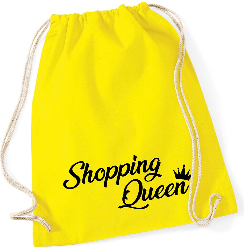 Huuraa Beutel Shopping Queen Geschenk 12 Liter Yellow Baumwolle Shopping Queen Souvenir