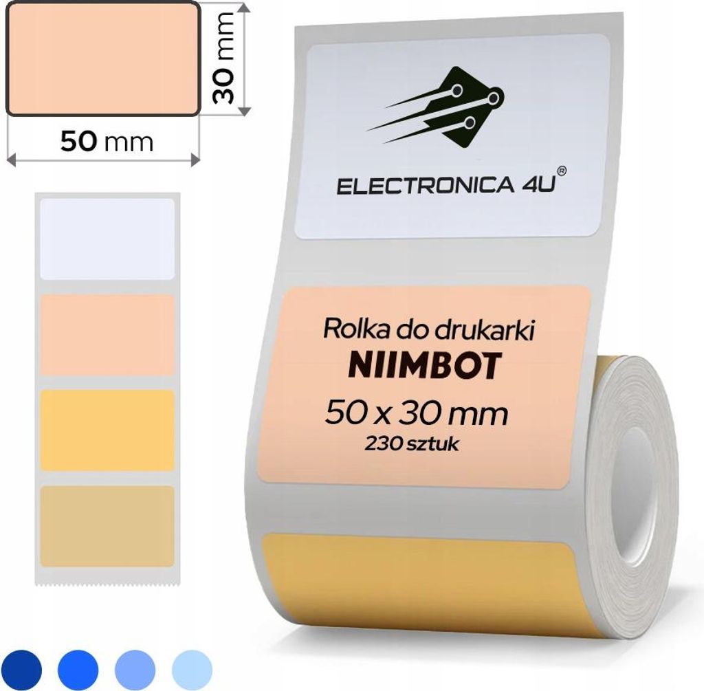 Selbstklebende Etiketten Thermosticker Niimbot B1 B4 B21 B21_Pro B3S B31 50x30