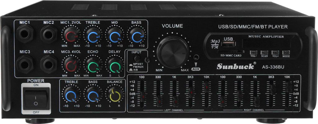 2000W HiFi 2-Kanal Verstärker bluetooth 5.0 Vollverstärker Produktbild 11