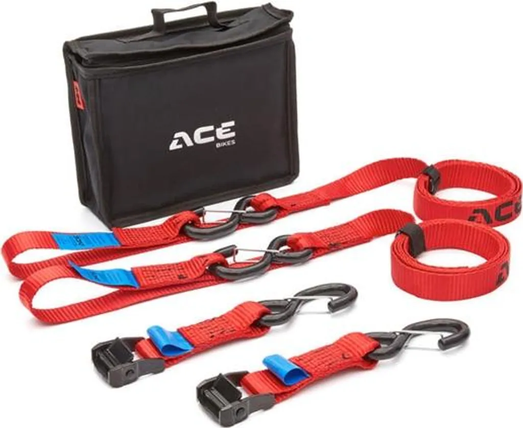 Sangles d'Arrimage Moto Cam Buckle Premium pour Éviter Rayures et Chutes