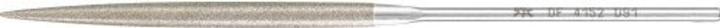 FORMAT Diamant-Nadelfeile 140mm rund, Abmessung:5,4 x 2,0 mm, Gesamtlänge:140 mm, Form:Halbrund, Diamantbesatzlänge:70 mm