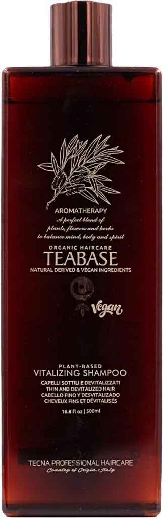 Tecna Teabase Vitalizing Shampoo 500ml: Trattamento Rinforzante Bio