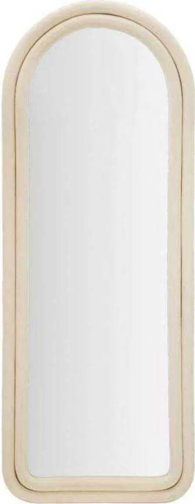 Grand Miroir Rectangulaire Arqué 160 cm en Velours Cloe - Plein Pied