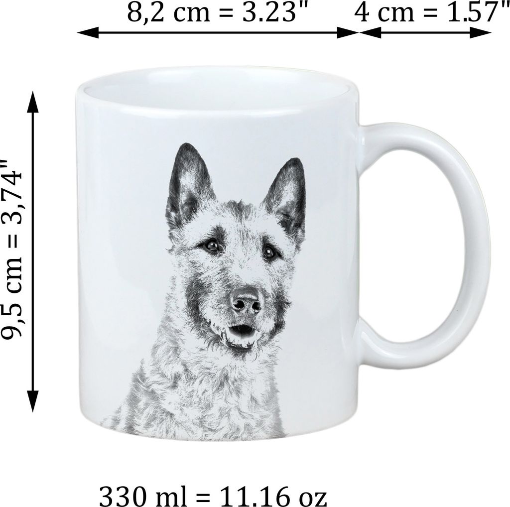 Laekenois Belgischer Schäferhund - Tasse mit Hund, Tasse mit Bild, personalisiertes Geschenk der Marke Art-Dog