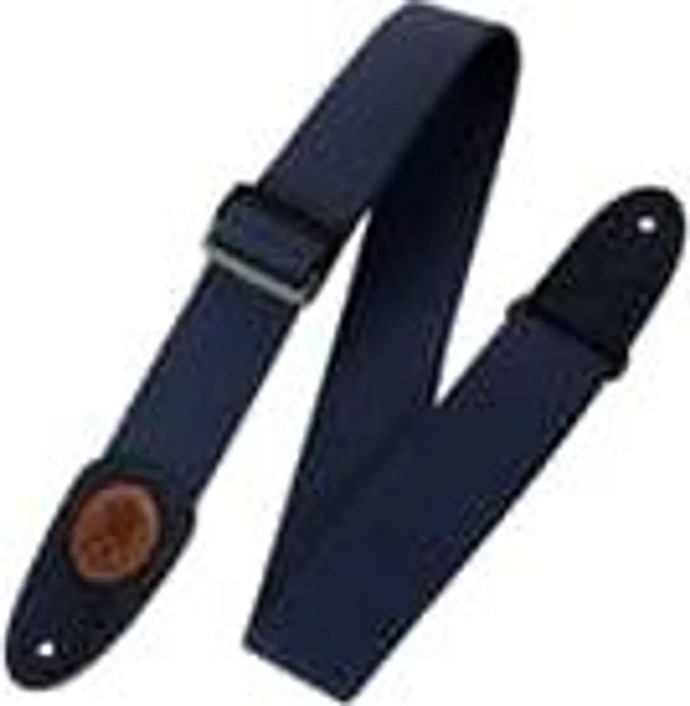 Sangle Guitare Coton MSSC8-NAV Anti-Douleur Épaule 2 Pouces Marine