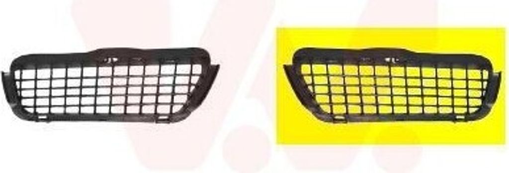 VAN WEZEL 5880591 - OE 1H6853665A01C Lüftungsgitter, links für Golf III (1H), Golf Cabriolet (1E)