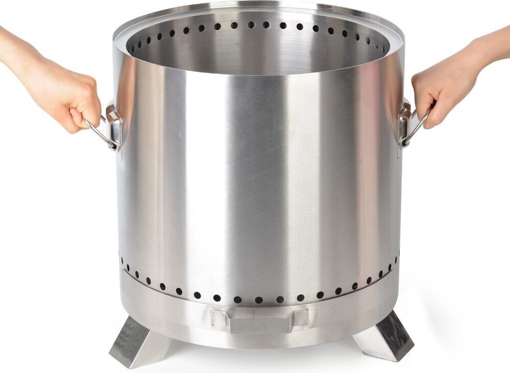 BPT Feuerschale Outdoor-Kamin aus Edelstahl,Tragbare Produktbild 5