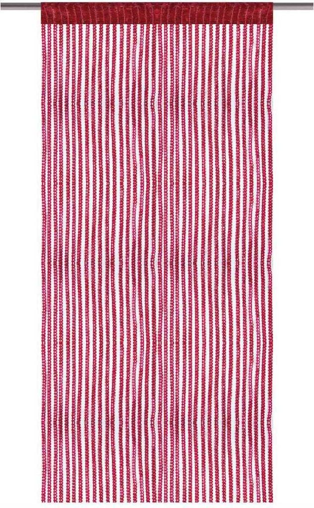 Zasłona sznurkowa metaliczne paski, rozmiar: 90x250cm, Zdjęcie produktu 