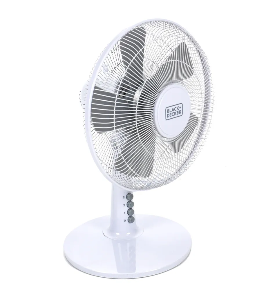 Ventilateur de Bureau Performant BXEFD40E Black & Decker Blanc 40W - 14