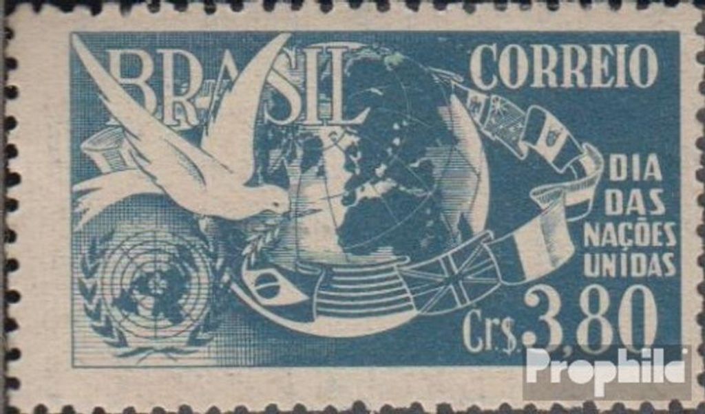 Briefmarken Brasilien 1952 Mi 789 (kompl.Ausg.) postfrisch Tag der Vereinten Nationen
