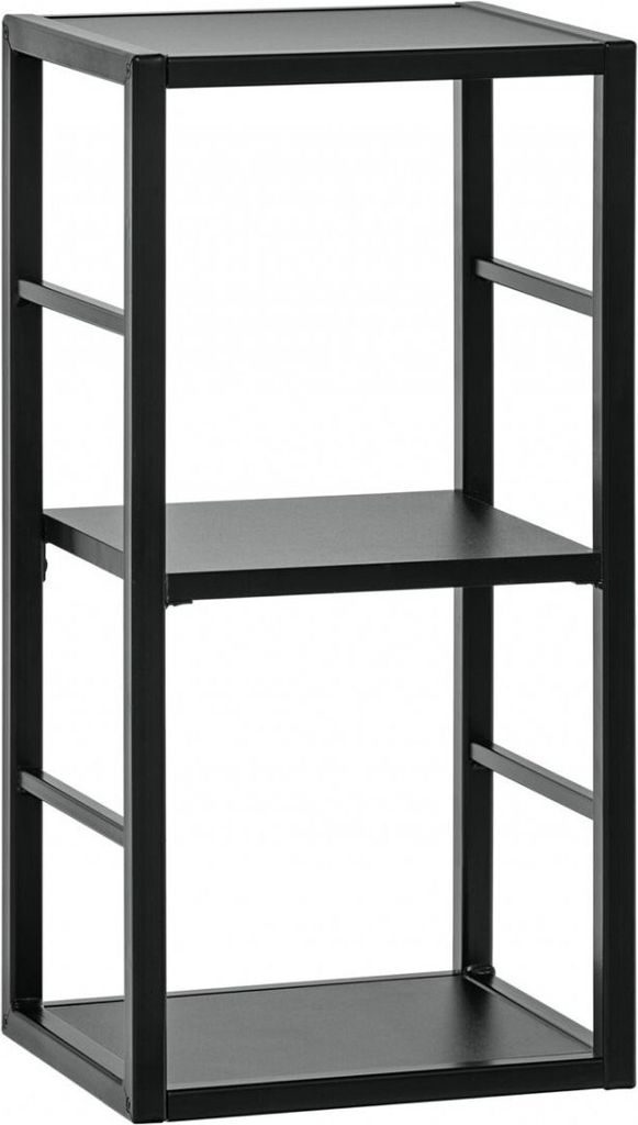 Metallregal RIONATA 4 – schwarz