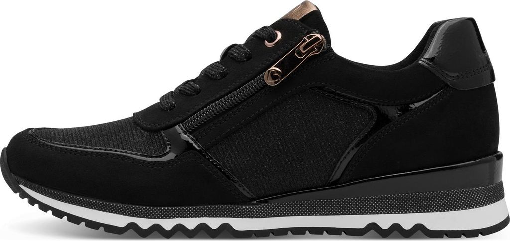 Chunky Sneaker Schwarze Sneaker Mit Glitzer Damen Funkelnde