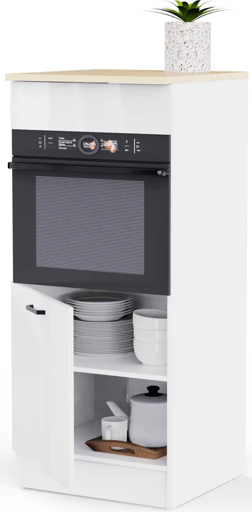 Armoire cuisine Bianco pour four : gagnez de la place et du confort