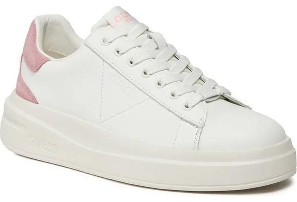 Guess Damen Sneaker FLJELB LEA12 WHIPI Farbe: Weiß Größe: Produktbild 
