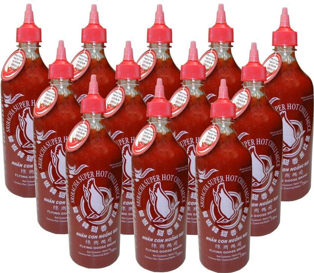12erPack FLYING GOOSE Sriracha sehr scharfe Kaufland.de
